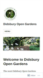Mobile Screenshot of didsburyopengardens.org